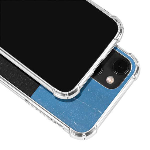 Estonia Flag Distressed iPhone 14 Clear Case